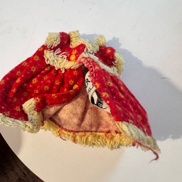 Vintage Barbie Fashion Skipper Red Fringe Top Shirt - Picture 2 of 4